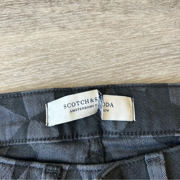 NWT SCOTCH & SODA La Bohemienne Mid Rise Skinny Star Pattern Jeans - Picture 5 of 16